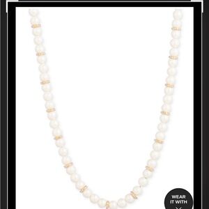 Lauren Ralph Lauren
Pavé & Imitation Pearl Beaded
17" Collar Necklace
